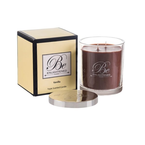 Elegant Triple Scented Candle Vanilla 400g