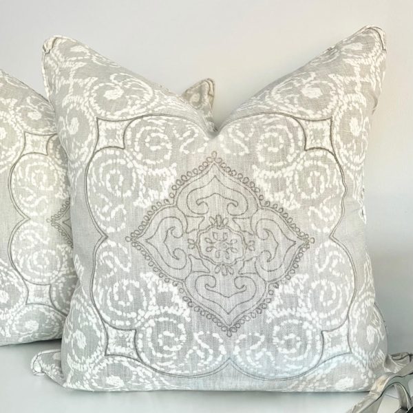 Newport Beige & Grey Cushion